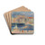 Le Port de Saint-Tropez by Pierre-Auguste Renoir Drink Coasters - set of 4 Le Port de Saint-Tropez by Pierre-Auguste Renoir Drink Coasters - set of 4