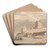 Ruins on the Coast by Thomas Girtin Art Drink Coaster set