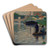 View of the Seine by Georges Seurat Art Drink Coaster set