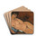 Nude on a Blue Cushion by Amedeo Modigliani Drink Coasters - set of 4 Nude on a Blue Cushion by Amedeo Modigliani Drink Coasters - set of 4