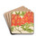 Azalea mollis by Charles Antoine Lemaire Drink Coasters - set of 4