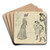 After fifteen years by Charles Dana Gibson Art Drink Coaster set