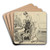 A year or two later by Charles Dana Gibson Art Drink Coaster set