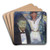 Jealousy by Edvard Munch Art Drink Coaster set