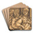 The Procuress by Ludwig Bsinck Art Drink Coaster set