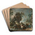 Soldiers Crossing A River by Francesco Simonini Art Drink Coaster set