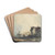 View on the Coast at Deal by Charles Bentley Drink Coasters - set of 4