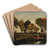 La Mare by Thodore Rousseau Art Drink Coaster set La Mare by Thodore Rousseau Art Drink Coaster set