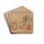 Unloading the Luggage From The Exeter Coach by Charles Cooper Henderson Drink Coasters - set of 4 Unloading the Luggage From The Exeter Coach by Charles Cooper Henderson Drink Coasters - set of 4