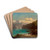 Alpine Landscape by Franz Richard Unterberger Drink Coasters - set of 4