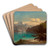 Alpine Landscape by Franz Richard Unterberger Art Drink Coaster set