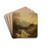 Waldlandschaft by Josef Kriehuber Drink Coasters - set of 4