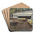 Gemsemarkt in Delft by Max Liebermann Art Drink Coaster set