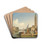 View Of The Grand Canal, With The Church Of Santa Maria Della Salute, Venice by Edward Pritchett Drink Coasters - set of 4