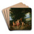 Landscape With Ceres (Allegory of Earth) by Jan Brueghel the Younger Art Drink Coaster set