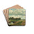 Landscape in the Environs of The Hague by Willem Roelofs Drink Coasters - set of 4 Landscape in the Environs of The Hague by Willem Roelofs Drink Coasters - set of 4