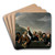 Portraits of the Inhabitants at St Jobsgasthuis in Utrecht by Jan Van Bijlert Art Drink Coaster set