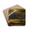 The Triumph at Calvary by George Inness Drink Coasters - set of 4