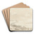 Sea Coast Scene by British 19th Century Art Drink Coaster set