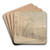 A Woody Landscape by William Blake Art Drink Coaster set