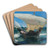 En la costa de Valencia by Joaqun Sorolla Art Drink Coaster set
