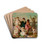 Clipping Cupid's wings by Henri-Pierre Picou Drink Coasters - set of 4