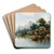 Large Mountain Lake by Karl Kaufmann Art Drink Coaster set