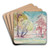 Maisema ja hahmoja, luonnos by Magnus Enckell Art Drink Coaster set