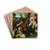 Holy Family With Saint Elizabeth, The Infant St. John, And Two Shepherds by Bonifacio Veronese Drink Coasters - set of 4