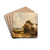 A view of the countryside by Adolf Chwala Drink Coasters - set of 4