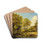 Spring Cottage with Shepherd and Flock by Benjamin Williams Leader Drink Coasters - set of 4 Spring Cottage with Shepherd and Flock by Benjamin Williams Leader Drink Coasters - set of 4