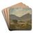 Mountain Carriage (Saugerties) by Edward Lamson Henry Art Drink Coaster set