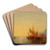 Bacino di San Marco by Flix Ziem Art Drink Coaster set