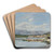 Antibes, Le Fort Carr by Eugne Boudin Art Drink Coaster set Antibes, Le Fort Carr by Eugne Boudin Art Drink Coaster set