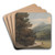 Near Ambleside by Francis Towne Art Drink Coaster set Near Ambleside by Francis Towne Art Drink Coaster set