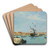 Venise, Le Grand Canal, Vapeurs Et Gondoles by Eugne Boudin Art Drink Coaster set Venise, Le Grand Canal, Vapeurs Et Gondoles by Eugne Boudin Art Drink Coaster set