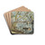 Paris, View Of The Seine With The Carrousel Bridge by Henri-Joseph Harpignies Drink Coasters - set of 4