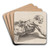 Nude Study by Peter Paul Rubens Art Drink Coaster set