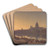 St. Paul's from Southwark by Sunset by George Fennell Robson Art Drink Coaster set St. Paul's from Southwark by Sunset by George Fennell Robson Art Drink Coaster set