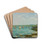 Rivage Douarnenez Bateaux De Pche Dans La Baie by Eugne Boudin Drink Coasters - set of 4 Rivage Douarnenez Bateaux De Pche Dans La Baie by Eugne Boudin Drink Coasters - set of 4
