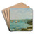 Rivage Douarnenez Bateaux De Pche Dans La Baie by Eugne Boudin Art Drink Coaster set Rivage Douarnenez Bateaux De Pche Dans La Baie by Eugne Boudin Art Drink Coaster set