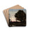 Landscape atDusk by Henri-Joseph Harpignies Drink Coasters - set of 4
