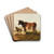 Sheep And Cows In The Meadow by Thomas Sidney Cooper Drink Coasters - set of 4