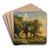 Unter den Linden (Abendlandschaft) by Anton Hansch Art Drink Coaster set