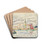 Les Sablesd'Olonne by Paul Signac Drink Coasters - set of 4 Les Sablesd'Olonne by Paul Signac Drink Coasters - set of 4