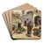 Offering Refreshment, Cairo by Alphons Leopold Mielich Art Drink Coaster set Offering Refreshment, Cairo by Alphons Leopold Mielich Art Drink Coaster set