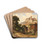 Ansicht von Schloss Burghausen an der Salzach by Albert Emil Kirchner Drink Coasters - set of 4 Ansicht von Schloss Burghausen an der Salzach by Albert Emil Kirchner Drink Coasters - set of 4