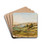 Landscape by Peter Adolf Hall Drink Coasters - set of 4