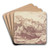 Classical landscape by Gaspard Dughet Art Drink Coaster set