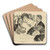 Distinguished Guests by Charles Dana Gibson Art Drink Coaster set